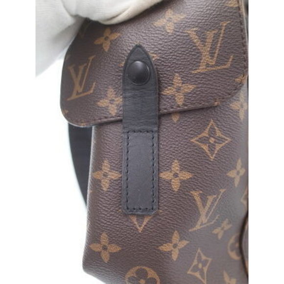 Louis Vuitton Monogram Macassar Christopher Backpack - Picture 8 of 8